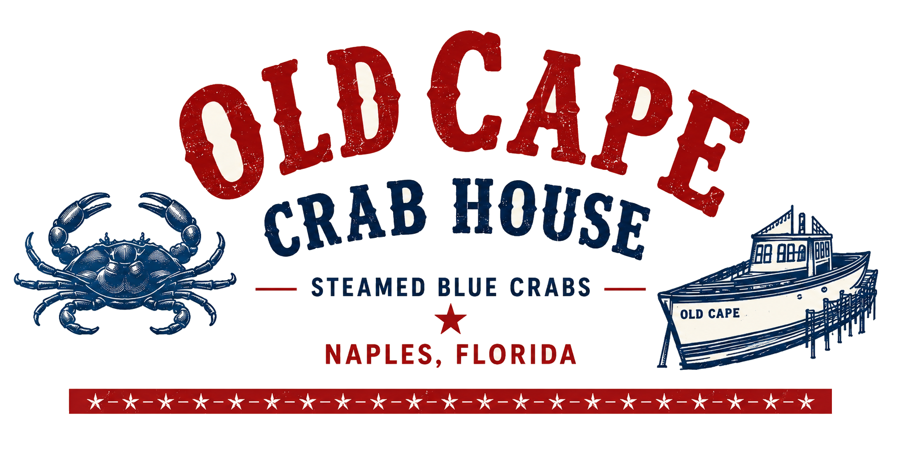 Old Cape Crab House — Steamed Blue Crabs, Naples, Florida